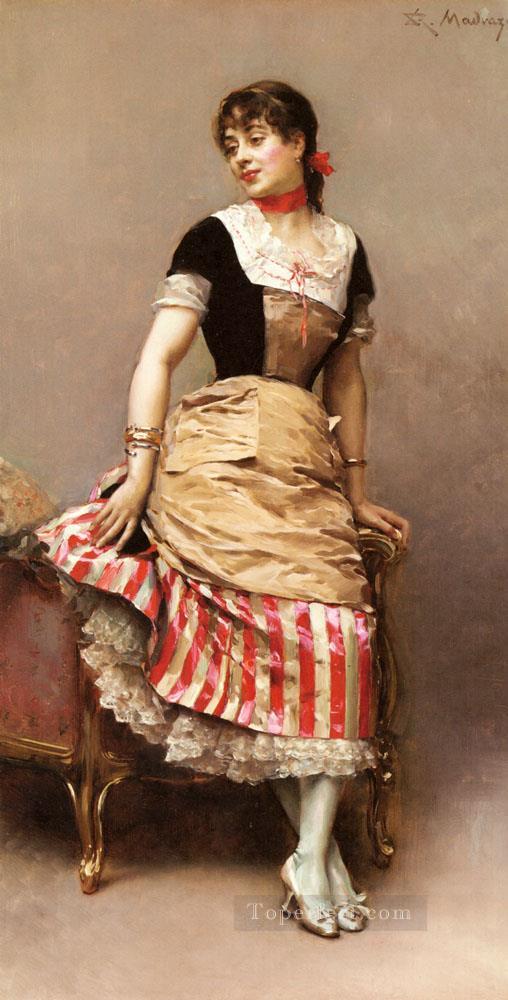 Y A Portrait Of Aline Masson realist lady Raimundo de Madrazo y Garreta Oil Paintings